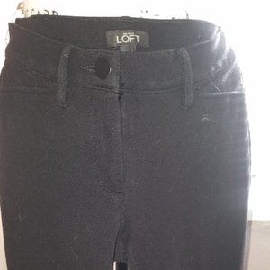 Black Loft skinny pants